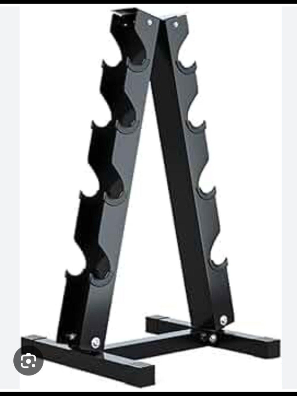 The CAP Barbell A-Frame Dumbbell Rack (Model RK-12B-3)